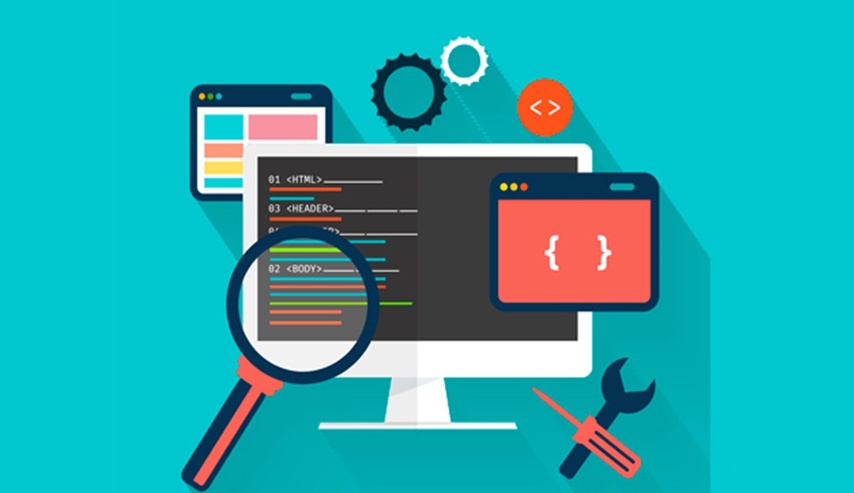 Ilustración de una computadora